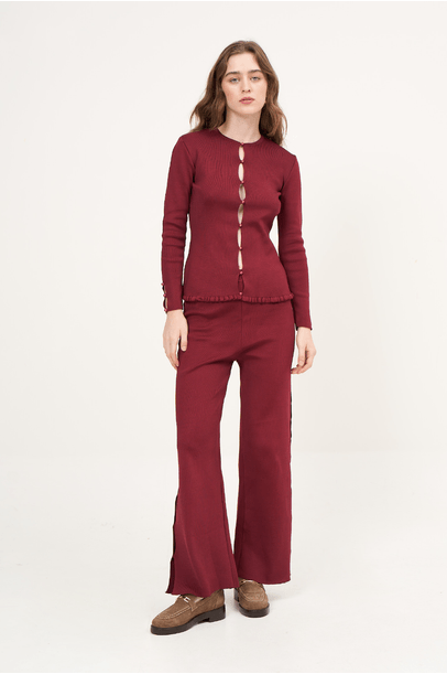Calca Lesage Framed - Vermelho