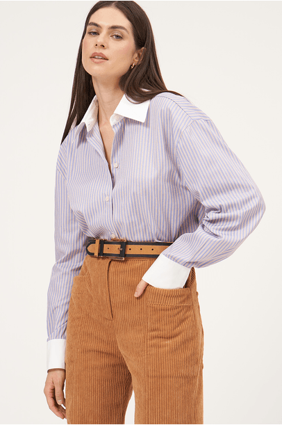 Blusa Trissie Framed - Azul
