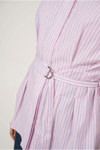 Camisa Mc Com Faixa Firenze Clemence - Rosa