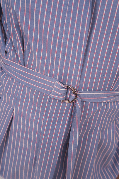 Camisa Mc Com Faixa Firenze Clemence - Azul