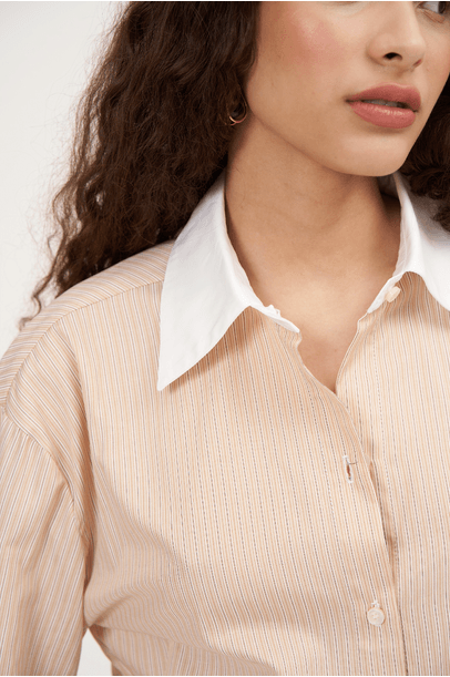 Blusa Trissie Framed - Bege