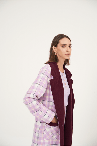 Casaco Longo Switz Clemence  - Lilas