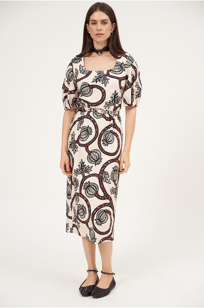 Vestido Grenadine Linnen - Multicolorido