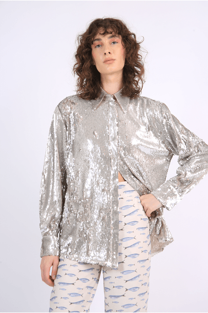 Camisa Devon Espelho GinGin - Prata