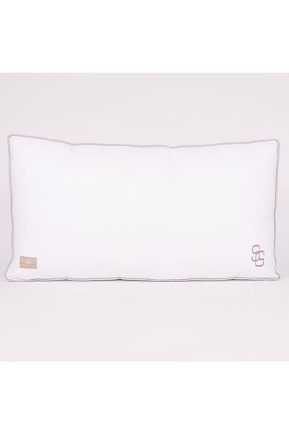 Almofadão 600 Fios Branco Royal Hotel Cordonê Rose