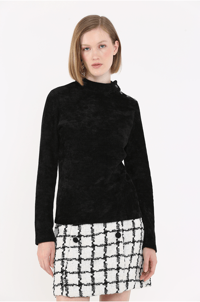 Blusa Energia Linnen - Preto