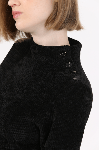 Blusa Energia Linnen - Preto
