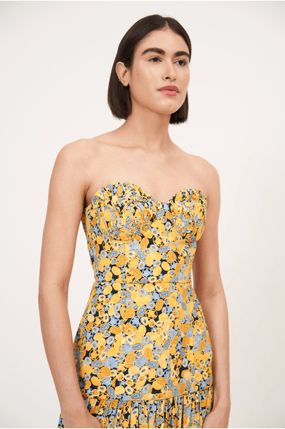 Vestido Areia Multicolorido The Lilie - Multicolorido