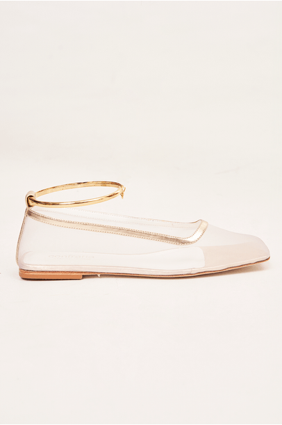 Sapatilha Metal Champagne Dourado Confraria - Dourado