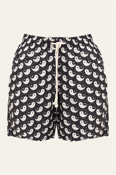 Shorts Yin And Out Preto Parioca - Preto