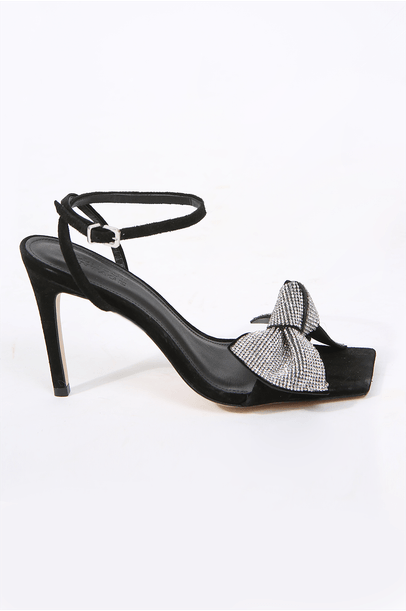 Sandália Salto Laço Preto All Most Vintage - Preto