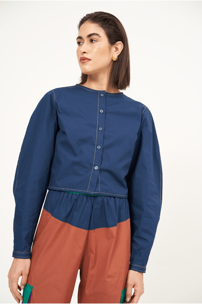 Blusa Lanzarote All Most Vintage - Marinho