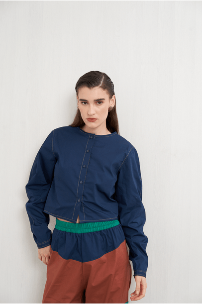 Blusa Lanzarote All Most Vintage - Marinho