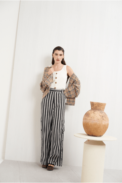 Calca Gray Pierrot All Most Vintage - Listras