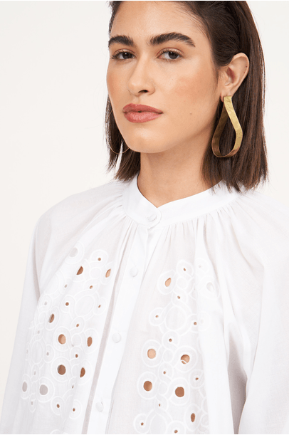 Camisa Geometric All Most Vintage - Off White