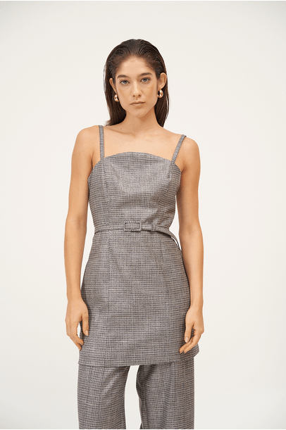 Mini Dress Yo Silver All Most Vintage - Xadrez