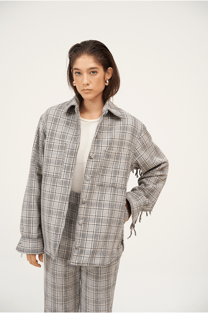 Jaqueta Kilt All Most Vintage - Xadrez