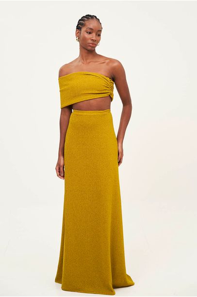 Top Mistica Dourado Chaouiche - Dourado