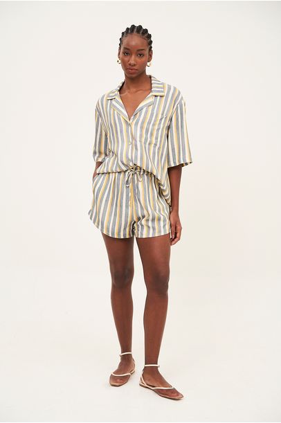 Camisa Golden Age Listras Adriana Degreas - Listras