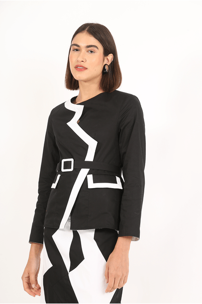 Casaco Barvy All Most Vintage - Preto E Branco