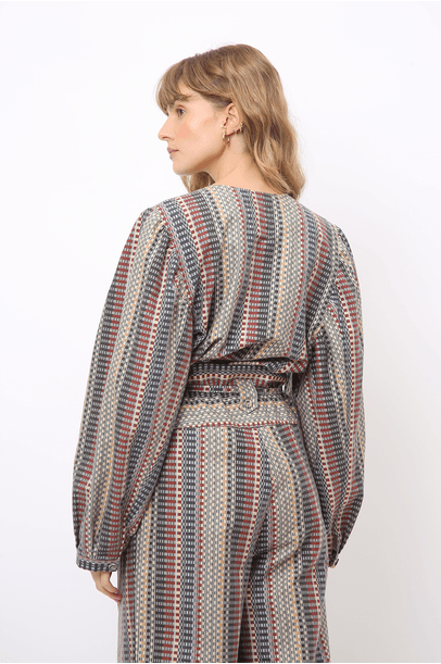 Camisa Gipsy Soul Stripes All Most Vintage - Multicolorido