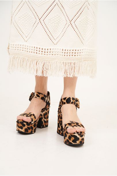 Sandalia Palladino All Most Vintage - Animal Print