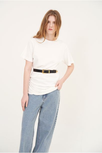 Camiseta Rene Framed - Off White