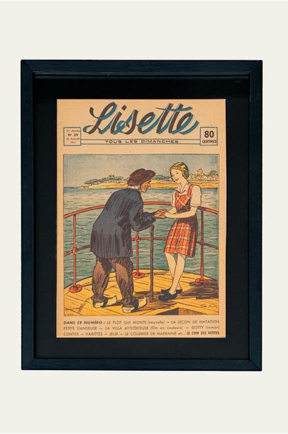 Quadro 4 "Lisette" Ad.Studio Por Paloma Danemberg - Multicolorido