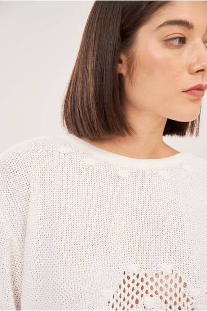 Blusa Azulejos Off White Blforyou - Off White