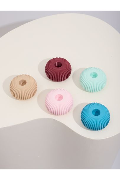 Castiçal Unitário Color Rosé Cian Candle - Rose