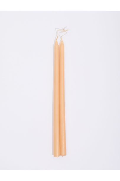 Dupla Vela Castiçal Color Mix Caramelo Cian Candle - Amarelo