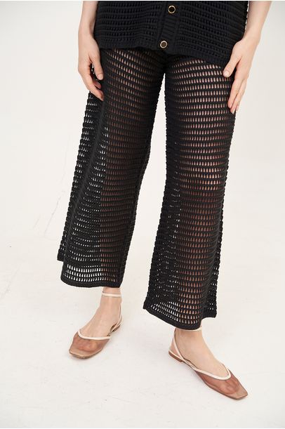 Calca Tricot Preto Missinclof - Preto