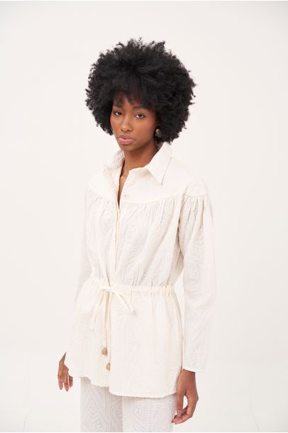 Camisa Ama Linnen - Off White