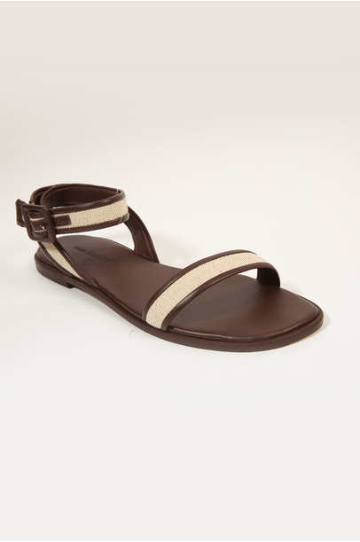 Sandalia Oasis Eco Marrom Mari Giudicelli - Marrom