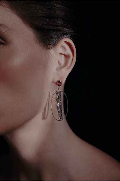 Brinco Atena Denise Cassou Couture Jewelry - Ouro Branco