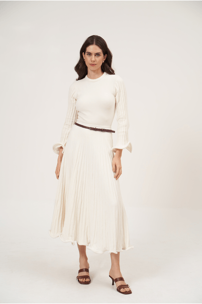 Blusa Tricot Veludo Off White Coven - Off White