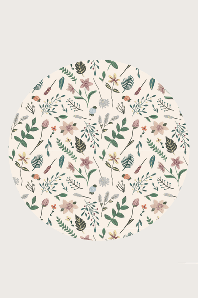 Tapete Playmat Redondo Floral Liberty Edamami + The Kid´s List - Floral