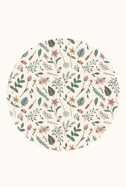 Tapete Playmat Redondo Floral Liberty Edamami + The Kid´s List - Floral