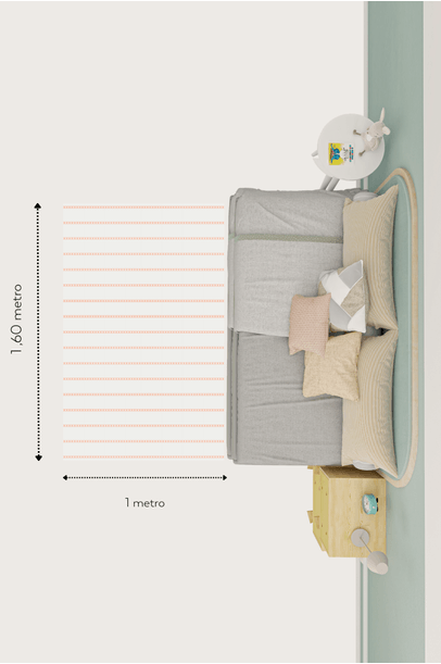 Tapete Playmat Pesponto Edamami + The Kid´s List - Rosa