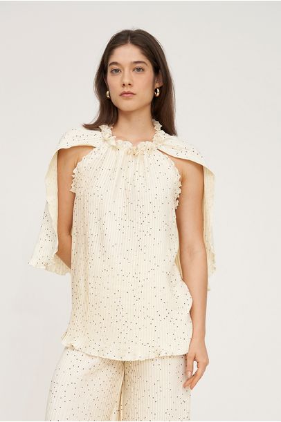 Blusa Plisse Framed - POA