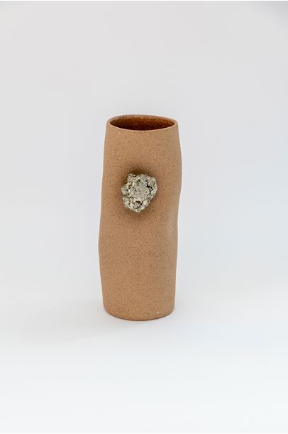 Vaso de Cerâmica Slim Pirita Kuarar - VERDE