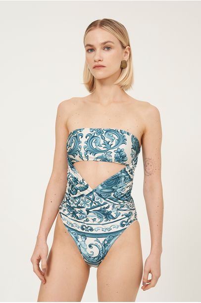 Biquini Maillot Asa Delta Adriana Degreas - AZUL
