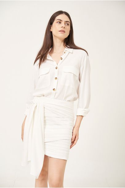 Mini Saia Jasmine All Most Vintage - OFF WHITE