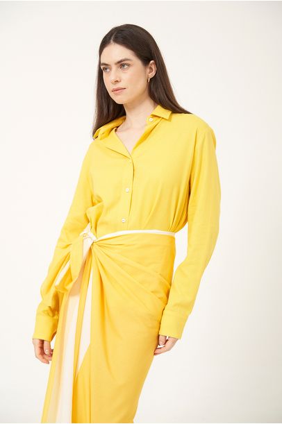 Camisa Dijon All Most Vintage - AMARELO