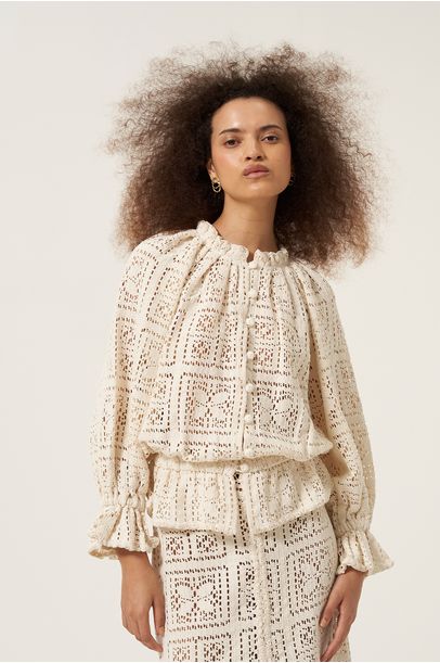 Camisa Asaka Linnen - Off White