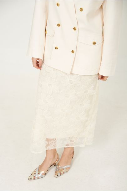 Saia Fuji Linnen - Off White