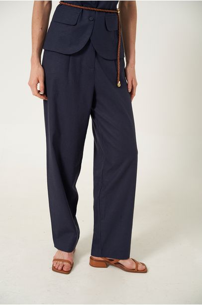 Calça Alfaiataria Nile Clemence - MARINHO