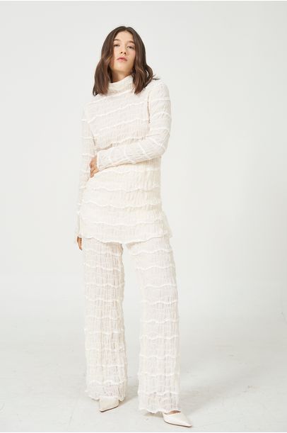 Blusa Talasi Framed OFF WHITE