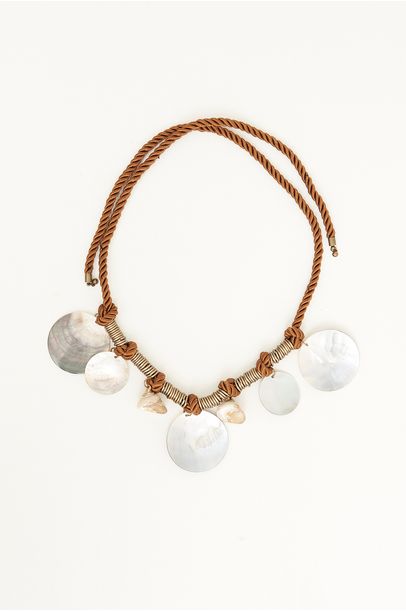Colar Conchas All Most Vintage + Savy - Caramelo