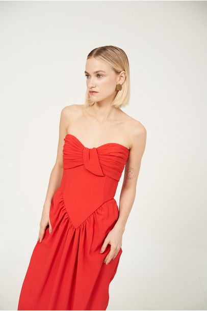 Vestido Longo Aliz RSVP VERMELHO
